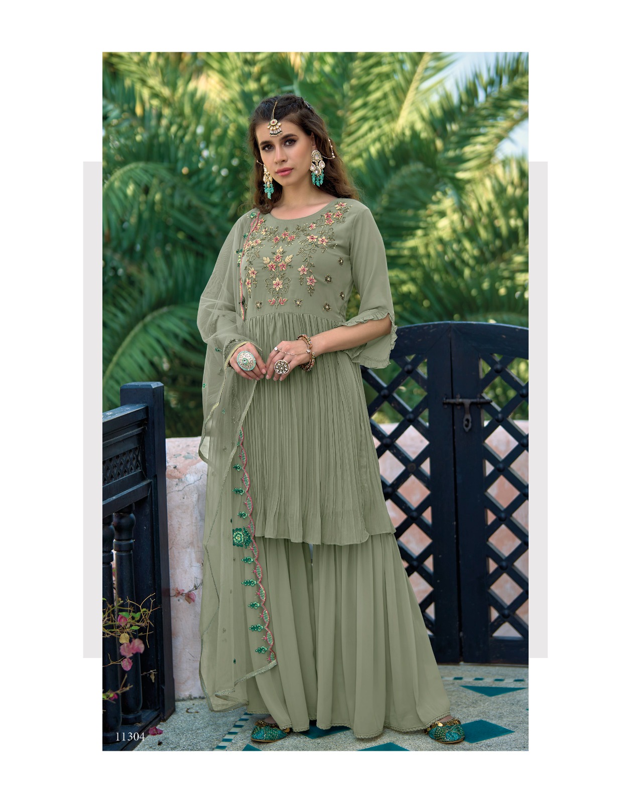 Mehrama Lily Lali Readymade Sharara Suits Manufacturer Wholesaler
